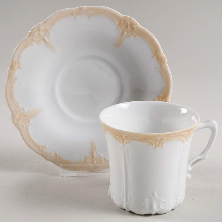 TIR742 Flat Cup & Saucer Set by Tirschenreuth-1