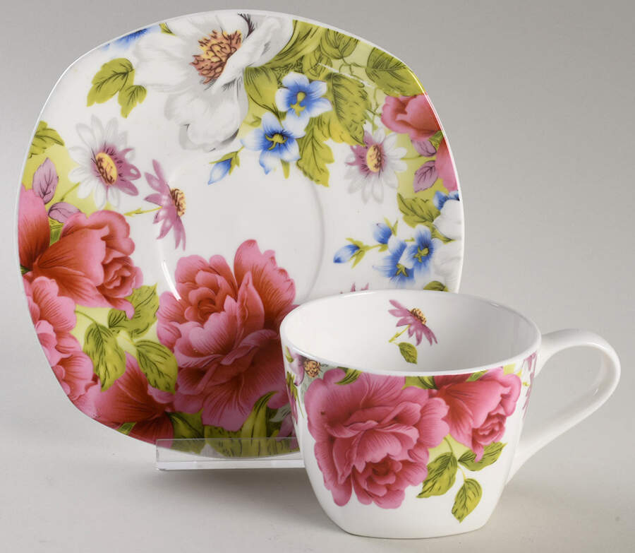 Tim10 Flat Cup & Saucer Set by Tian Jin Ceramics-1