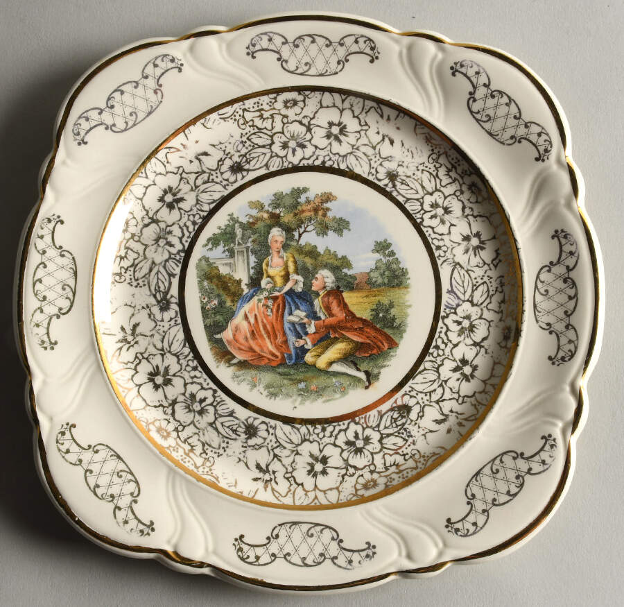 TST1158 Square Salad Plate by Taylor, Smith & Taylor (Ts&T)-1