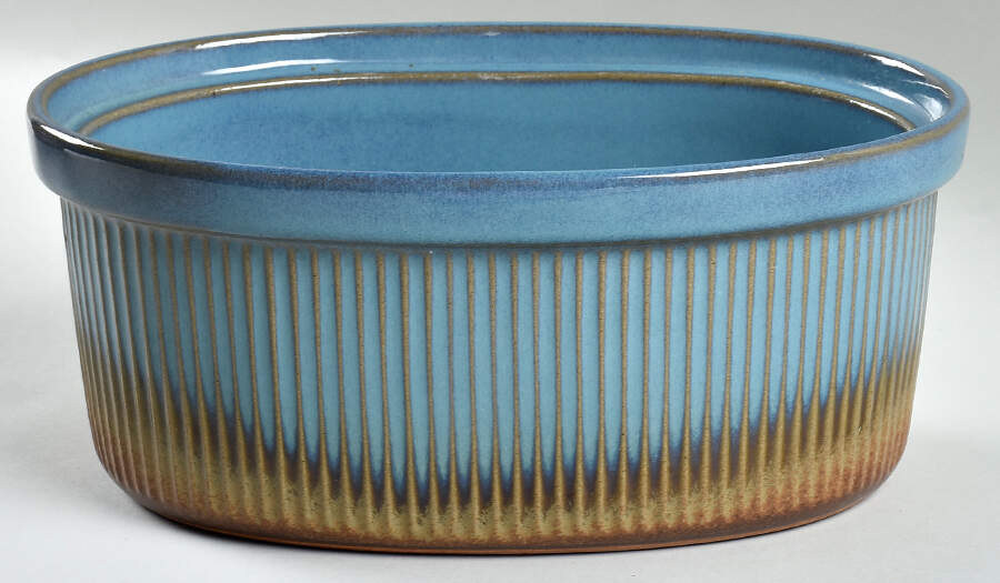 Nectarose 2 Quart Oval Covered Casserole No Lid by Treasure Craft-1