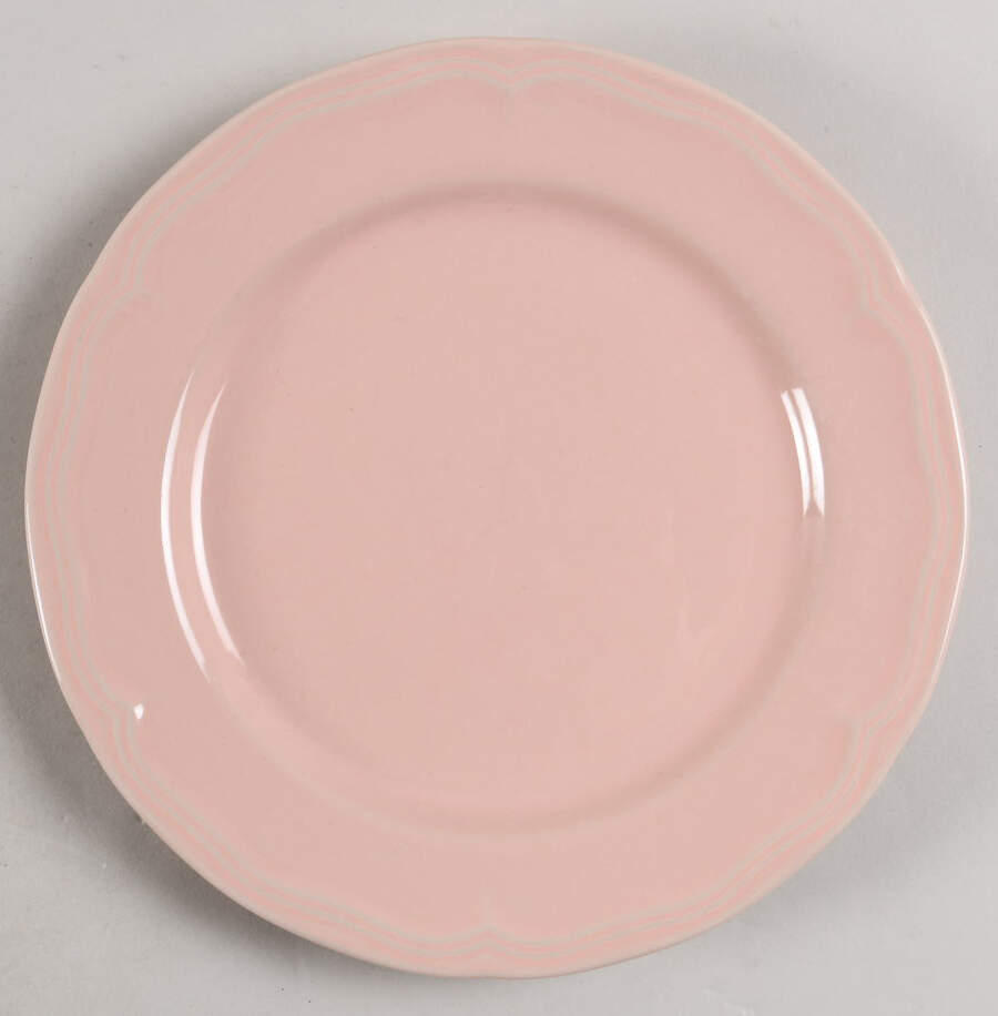 French Country Peach Salad Plate by Ten Strawberry Street-1