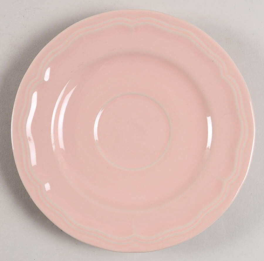 French Country Peach Saucer by Ten Strawberry Street-1