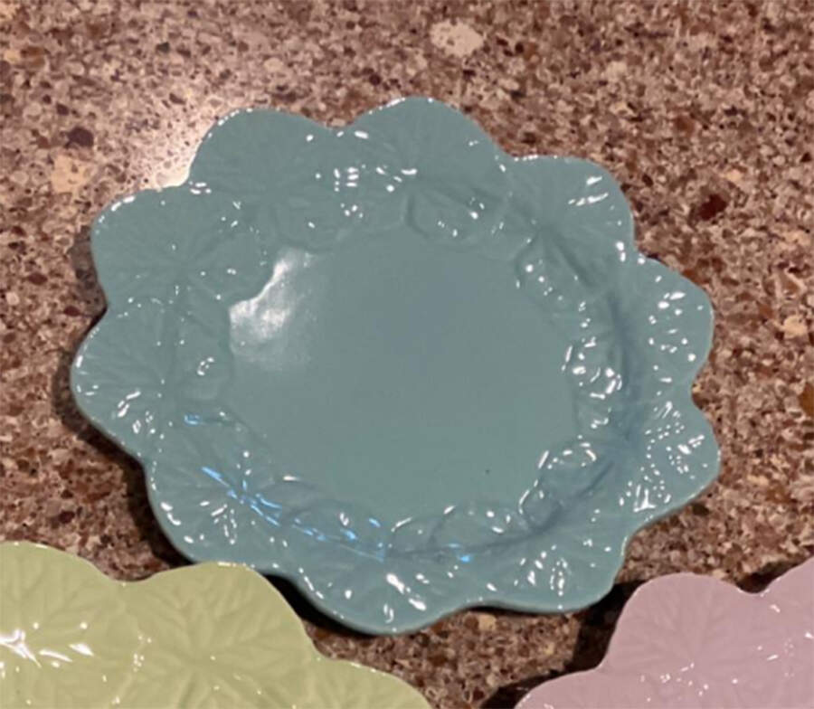 Candy Stripe Dessert/Pie Plate by Temp-Tations-1