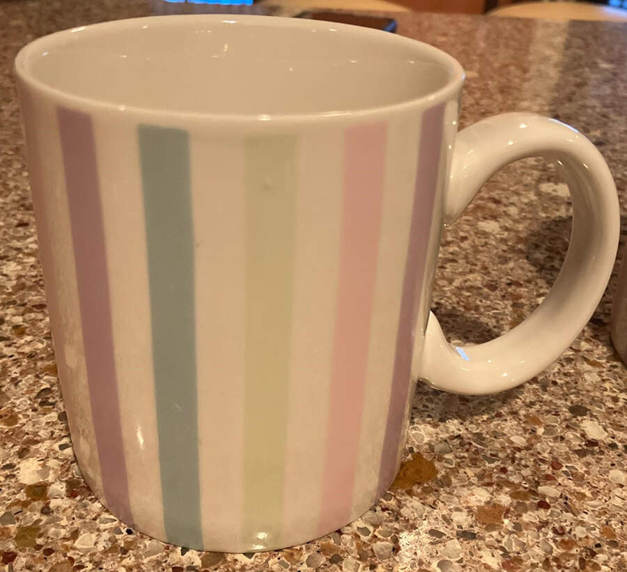 Candy Stripe Mug by Temp-Tations-1