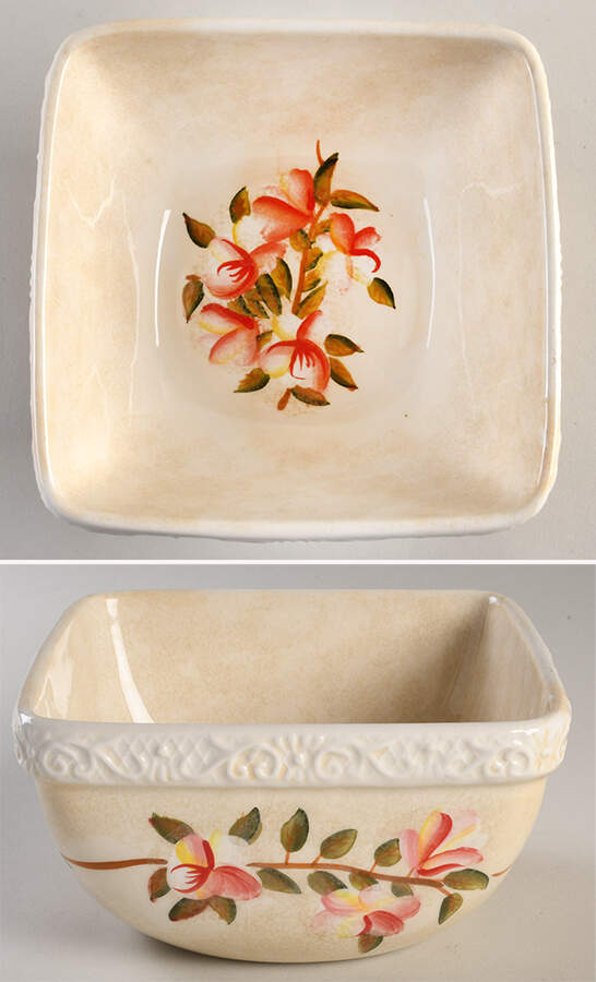 Magnolia 6" Square Mixing Bowl by Temp-Tations-1