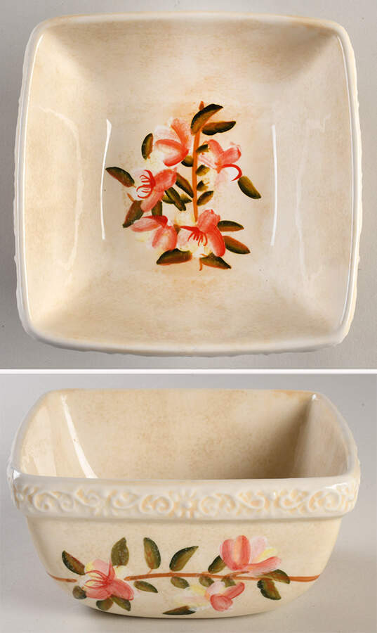 Magnolia 6" Square Mixing Bowl by Temp-Tations-1