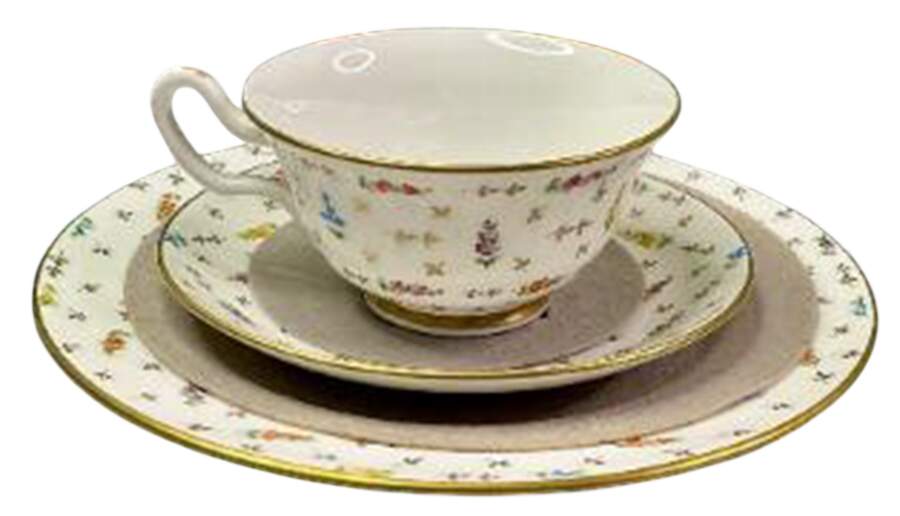 TIC181 Footed Cup & Saucer Set by Tiffany-1