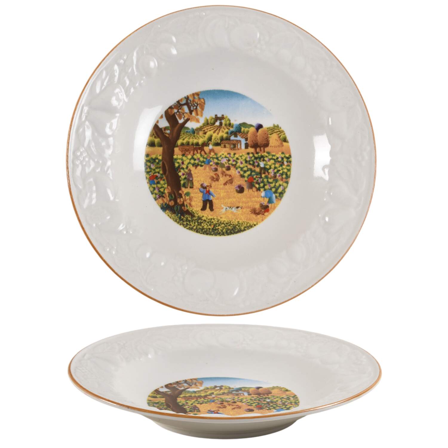 Four Seasons Large Rim Soup Bowl by Tabletops Unlimited-1