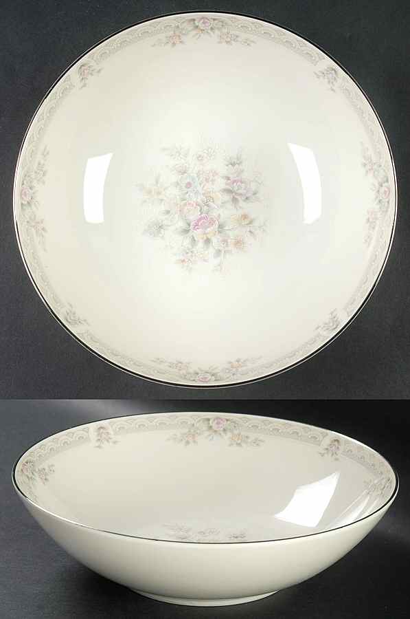 Ivory Lace 9" Round Vegetable Bowl by United Surgical Steel-1