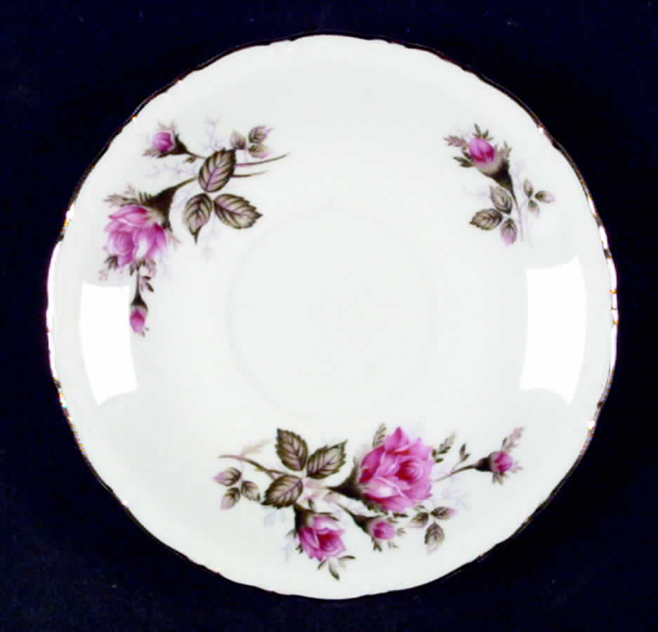 Old Rose Saucer by United Surgical Steel-1