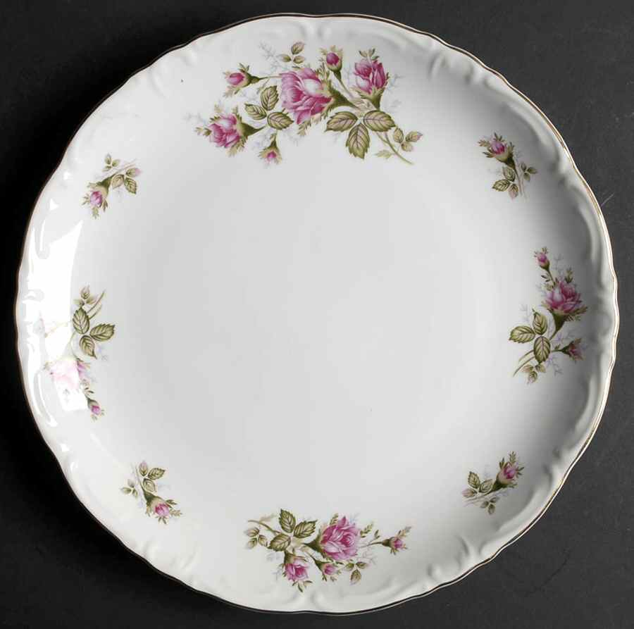 Old Rose 12" Chop Plate (Round Platter) by United Surgical Steel-1