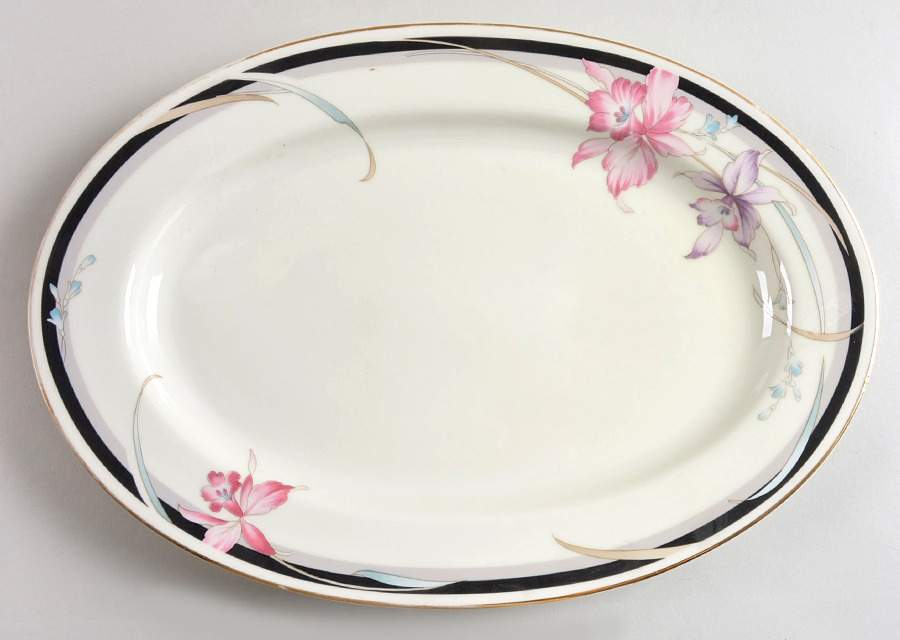 Royal Orchid 14" Oval Serving Platter by United Surgical Steel-1