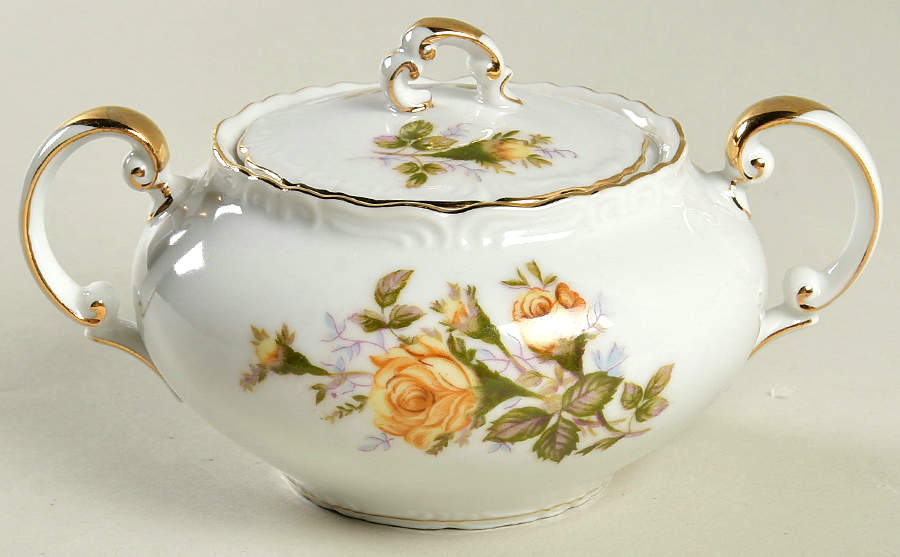 Cotillion Sugar Bowl & Lid by Ucagco-1