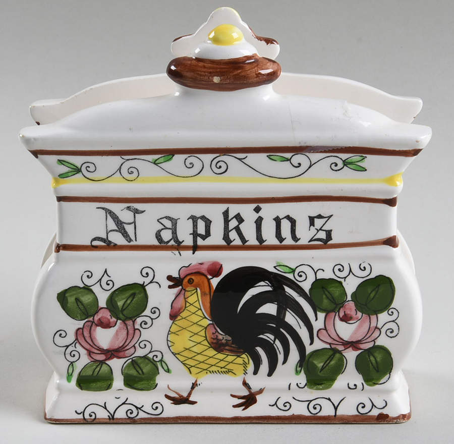 Early Provincial Napkin Holder by Ucagco-1