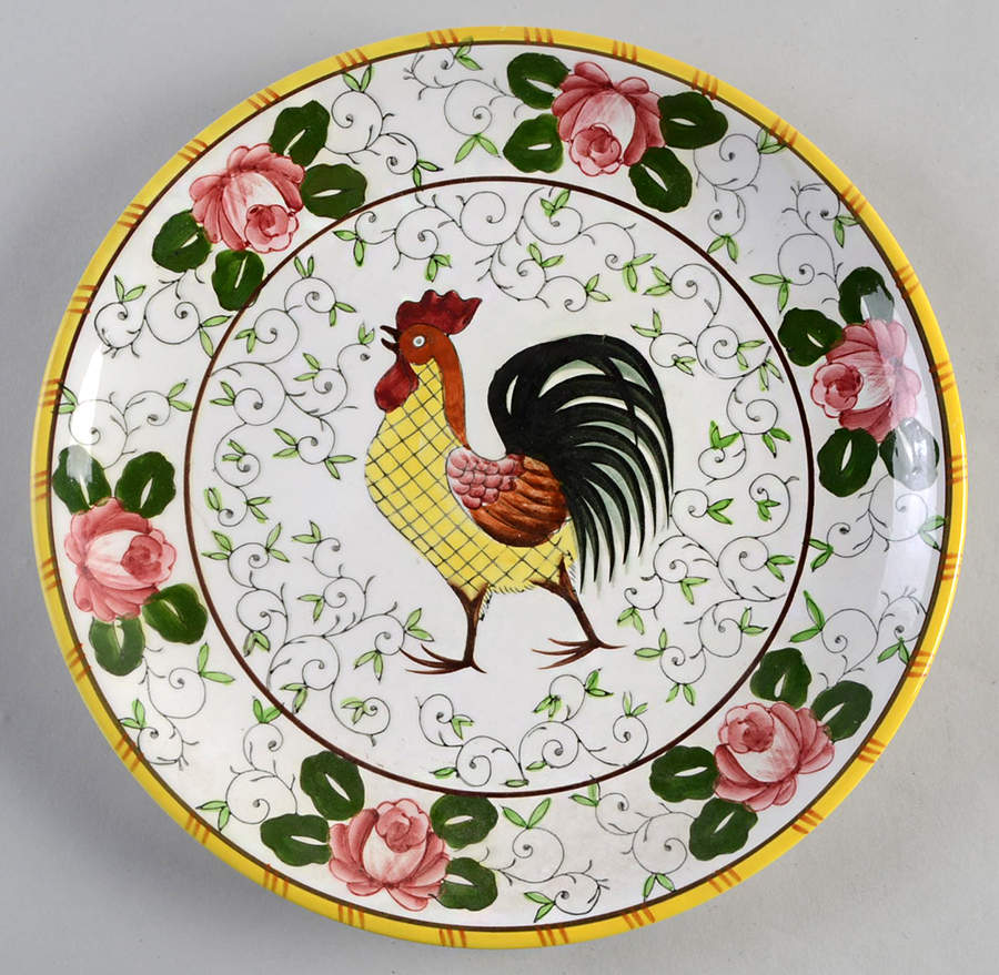 Early Provincial Dinner Plate by Ucagco-1