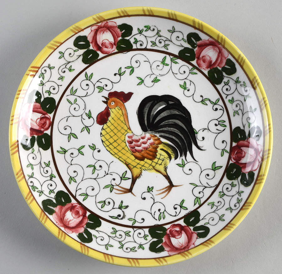 Early Provincial Salad Plate by Ucagco-1