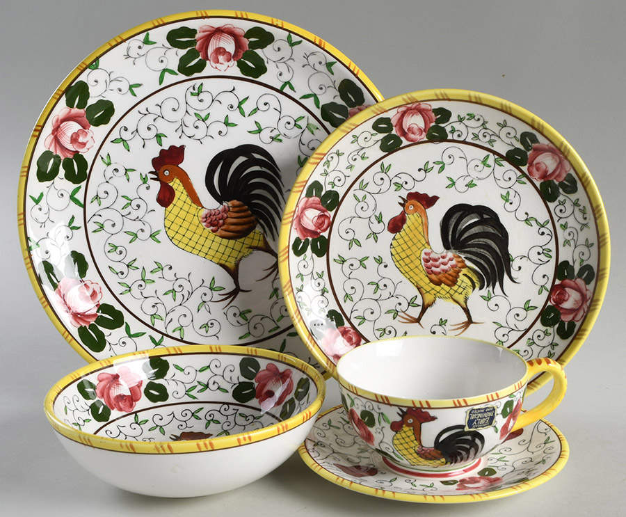 Early Provincial 5 Piece Place Setting by Ucagco-1