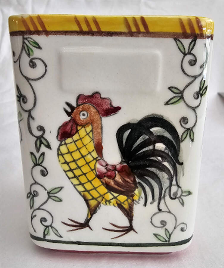 Early Provincial Large Spice Jar No Lid by Ucagco-1