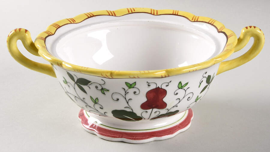 Early Provincial Footed Candy Dish No Lid by Ucagco-1