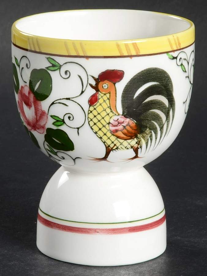 Early Provincial Double Egg Cup No Stand by Ucagco-1