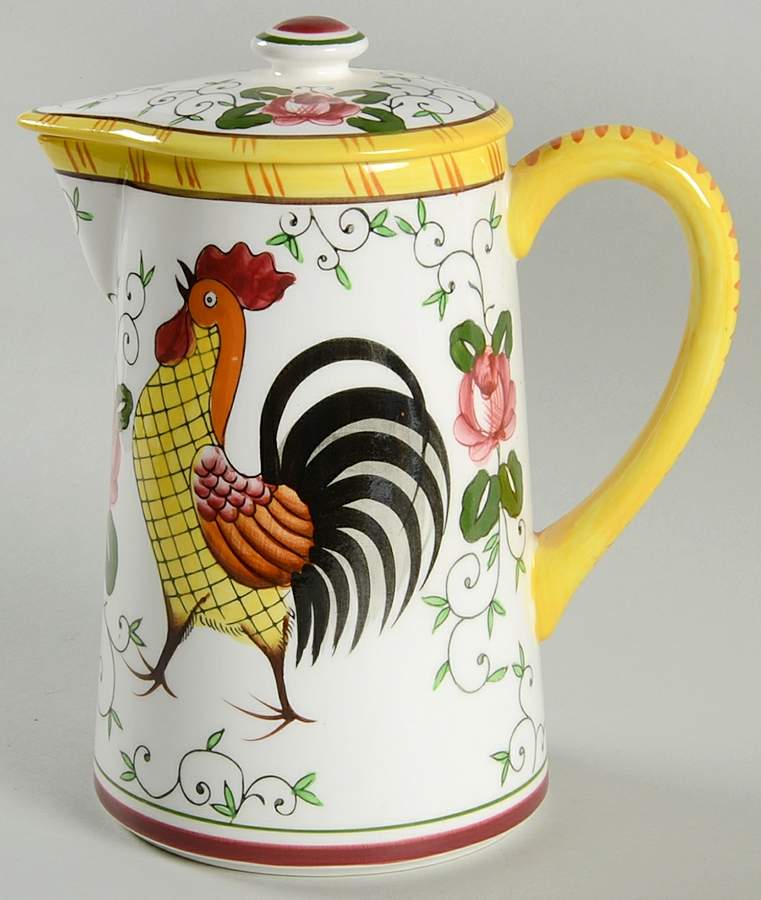 Early Provincial 32 Oz Pitcher with Lid by Ucagco-1
