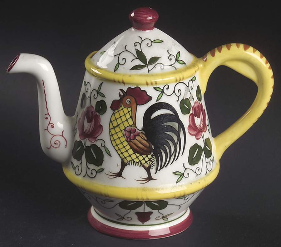 Early Provincial Teapot Wall Pocket by Ucagco-1