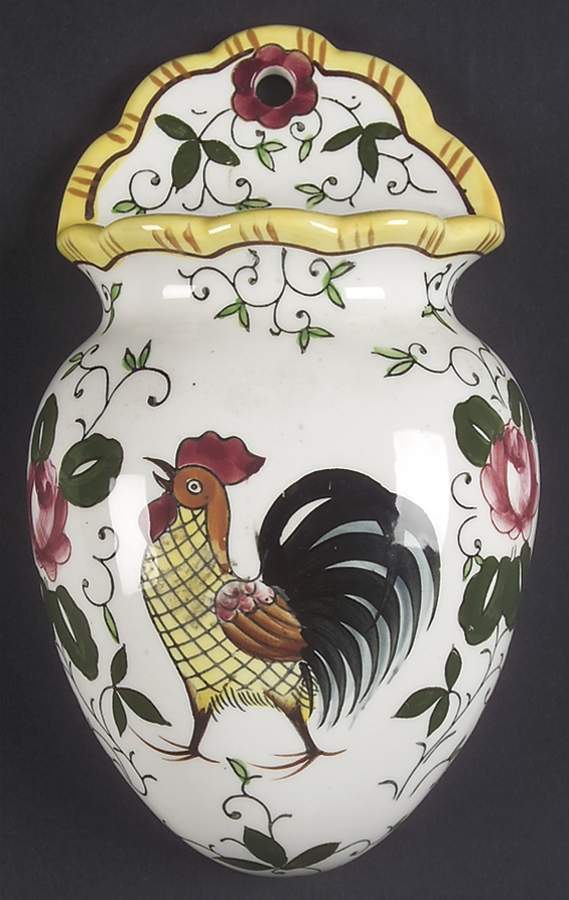 Early Provincial Wall Pocket Vase by Ucagco-1