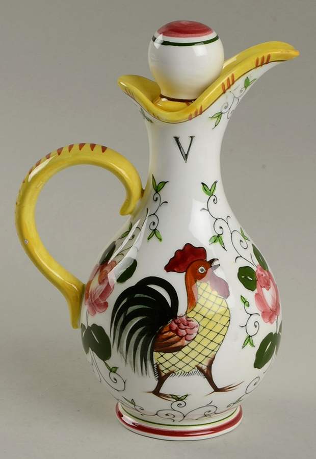 Early Provincial Vinegar Cruet with Stopper by Ucagco-1