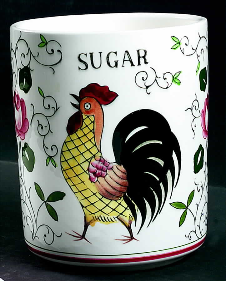 Early Provincial Sugar Canister No Lid by Ucagco-1