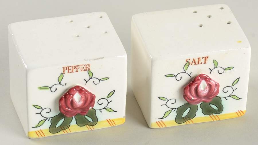 Early Provincial Hanging Salt & Pepper Set by Ucagco-1