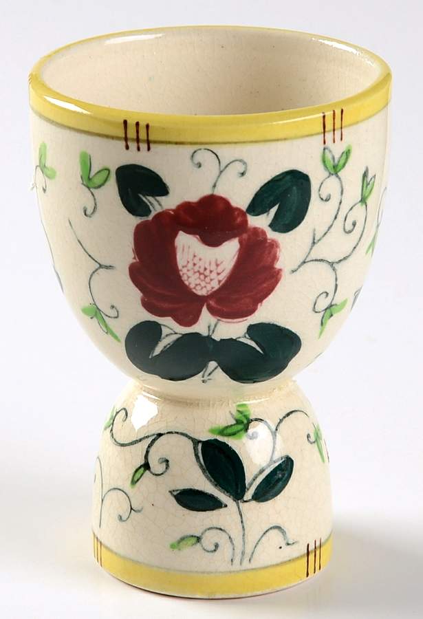 Early Provincial Double Egg Cup by Ucagco-1