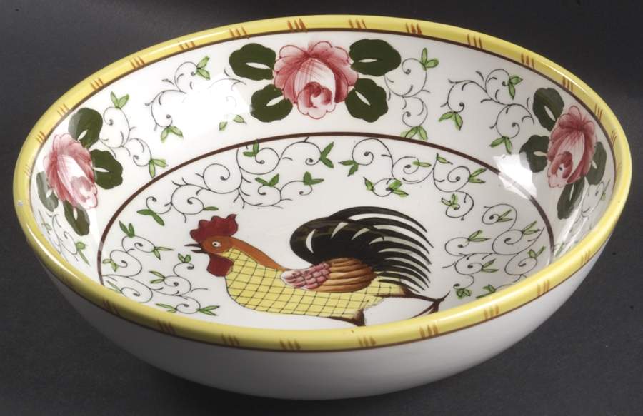 Early Provincial 9" Large Fruit Bowl by Ucagco-1