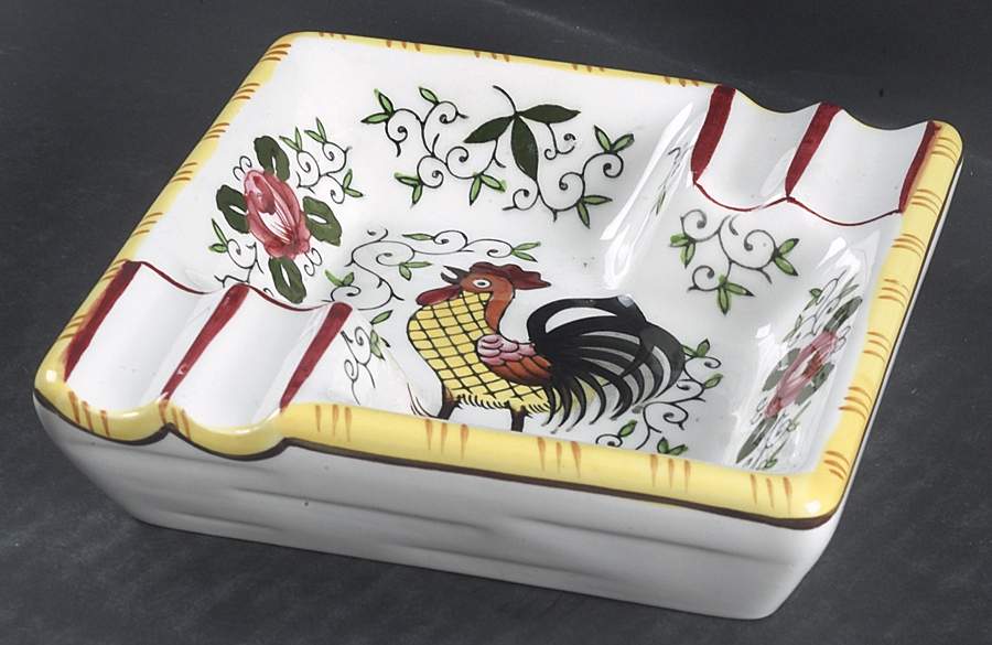 Early Provincial 5" Square Ashtray by Ucagco-1