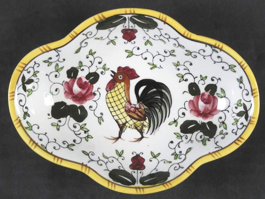 Early Provincial 6" Oval Nut Dish by Ucagco-1