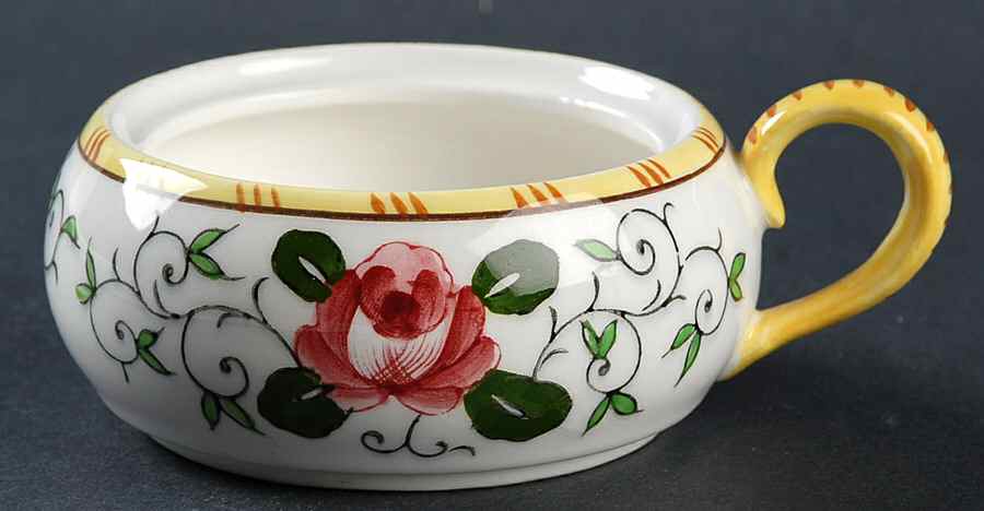 Early Provincial Stacking Mini Open Sugar Bowl by Ucagco-1