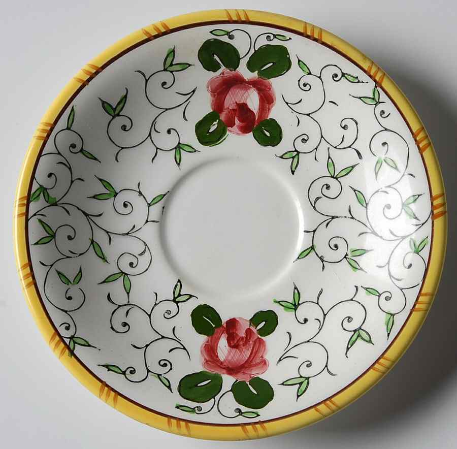Early Provincial Saucer for Demitasse Cup by Ucagco-1