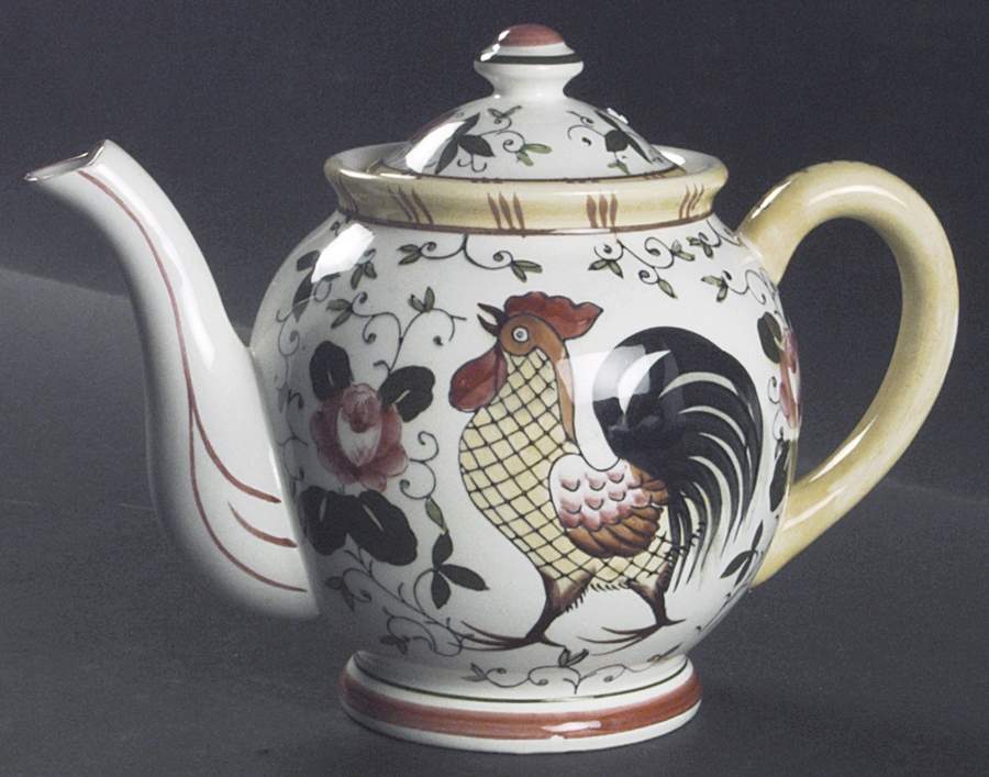 Early Provincial Teapot & Lid by Ucagco-1