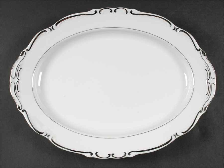 Embassy 16" Oval Serving Platter by Ucagco-1