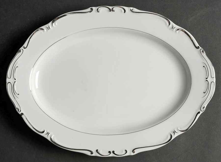 Embassy 12" Oval Serving Platter by Ucagco-1