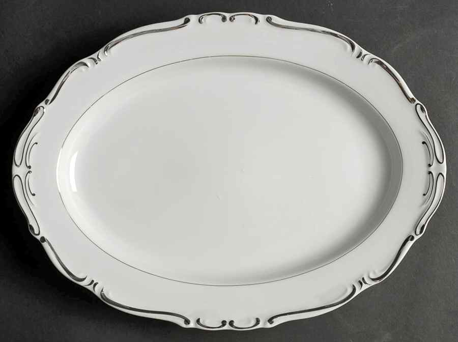 Embassy 14" Oval Serving Platter by Ucagco-1