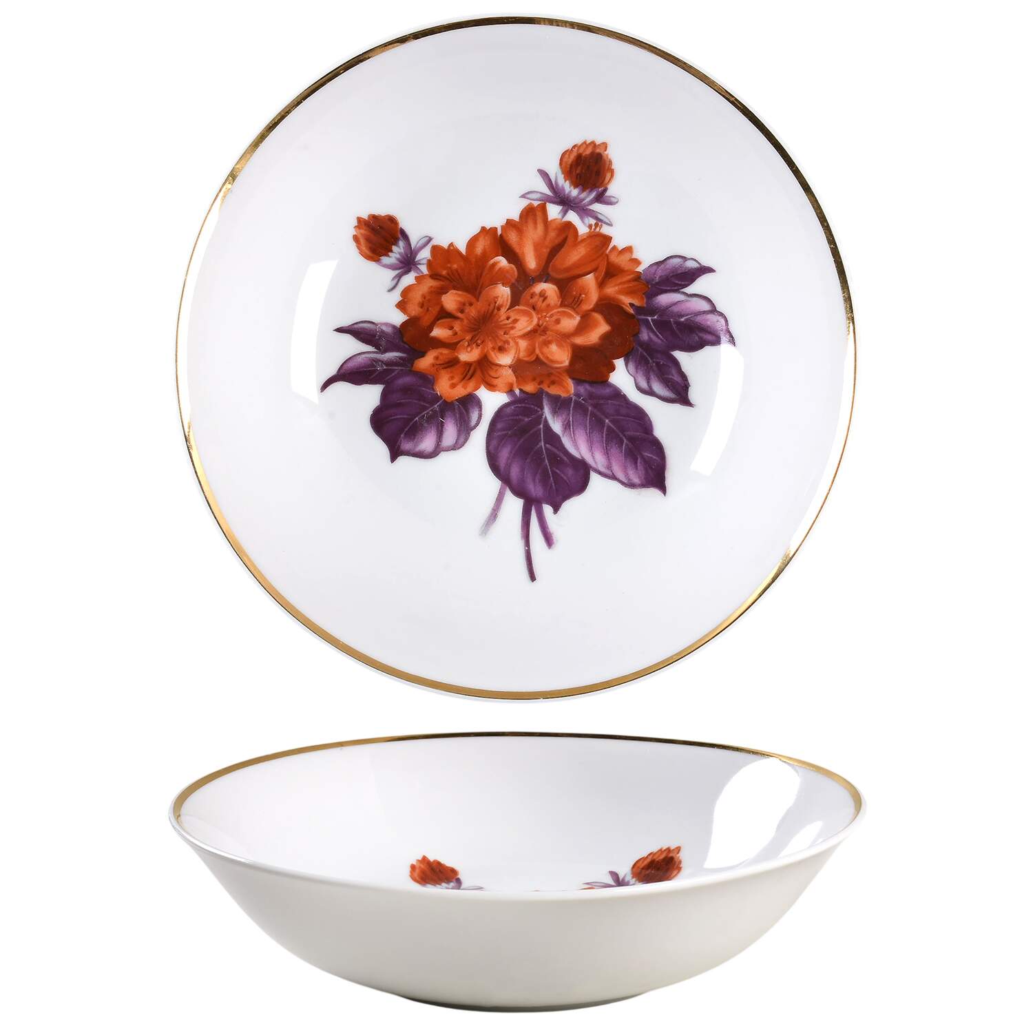 Floral 9" Round Vegetable Bowl by Ucagco-1