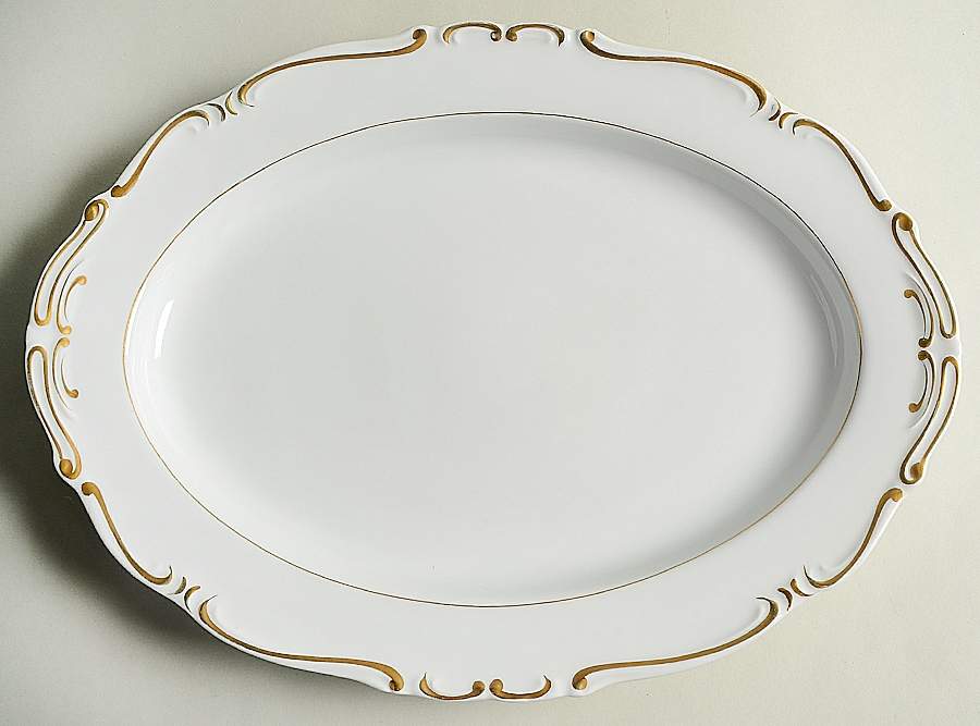 Heirloom 14" Oval Serving Platter by Ucagco-1