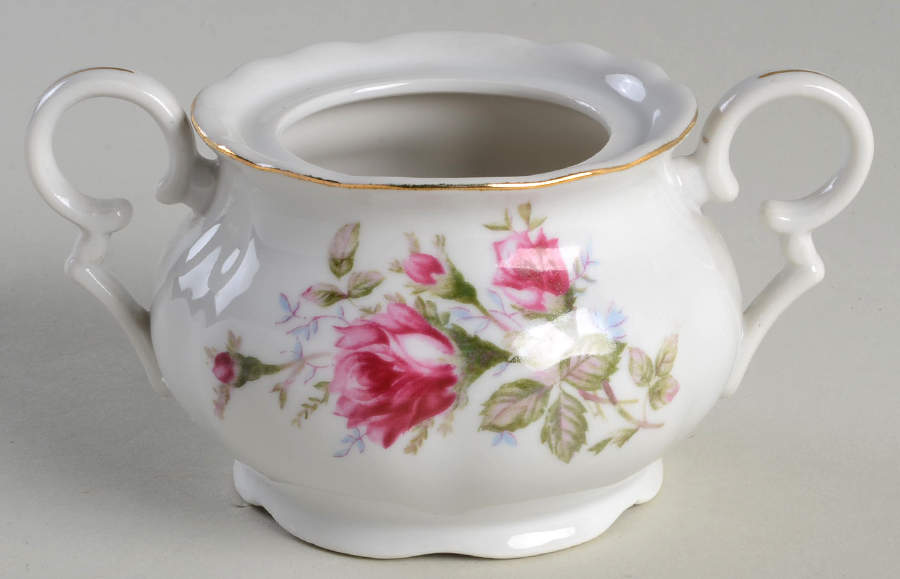 Moss Rose Sugar Bowl No Lid by Ucagco-1