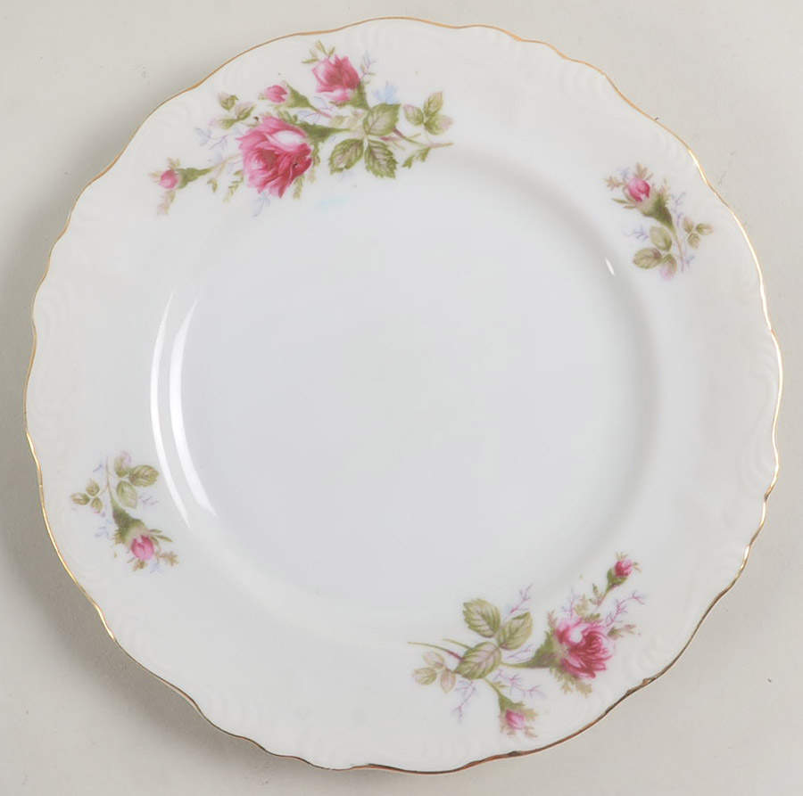 Moss Rose Salad Plate by Ucagco-1