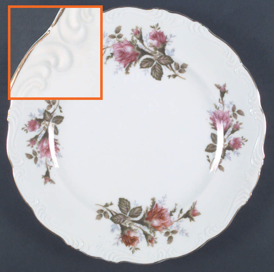 Moss Rose Dinner Plate by Ucagco-1