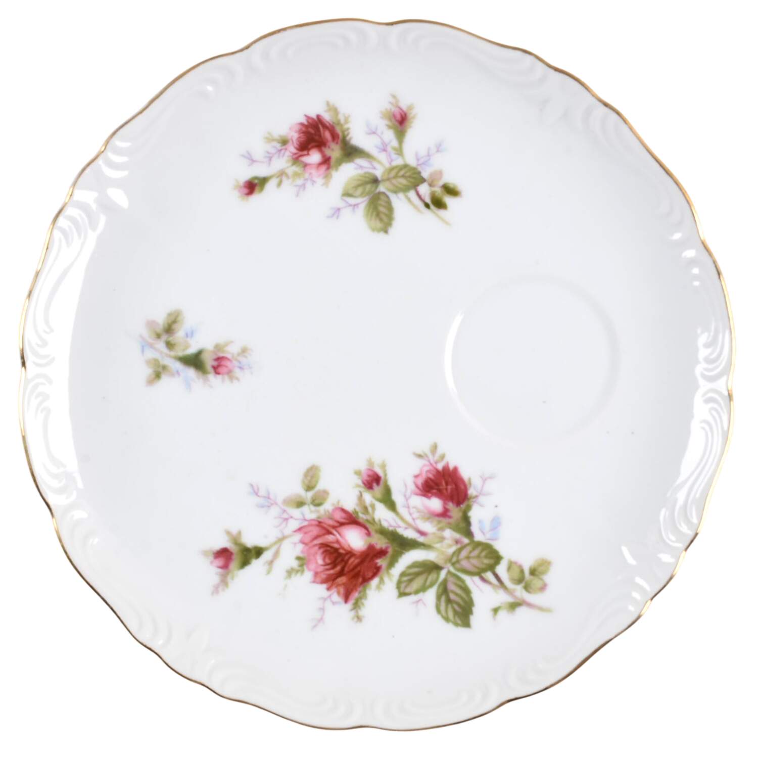 Moss Rose Snack Plate by Ucagco-1