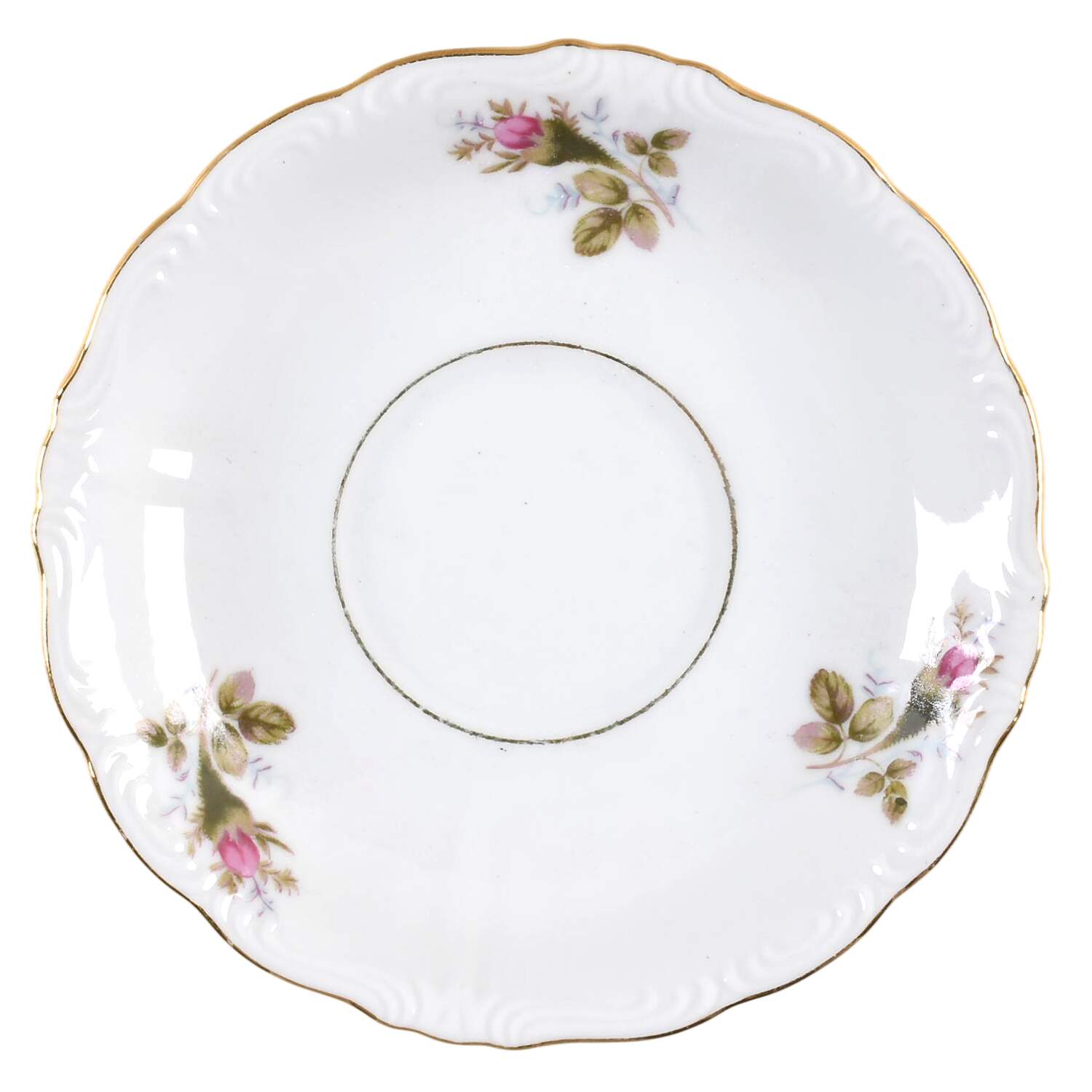 Moss Rose Saucer for Footed Cup by Ucagco-1
