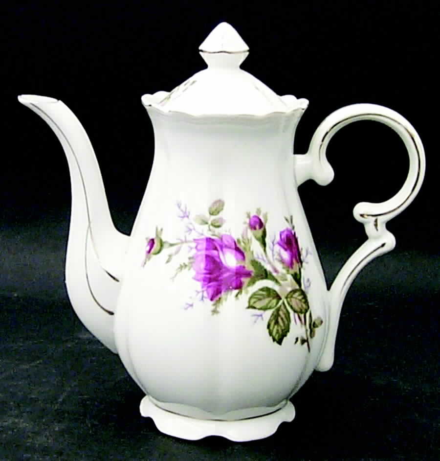 Moss Rose Mini Coffee Pot & Lid by Ucagco-1