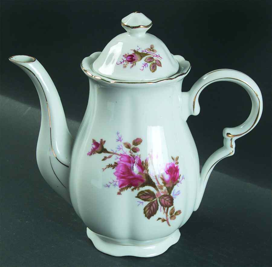 Moss Rose Coffee Pot & Lid by Ucagco-1