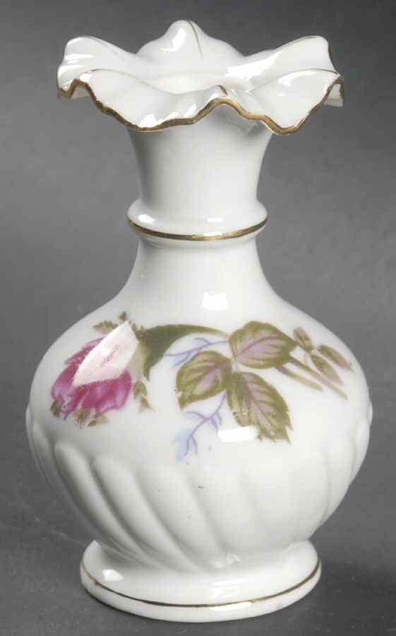 Moss Rose Bud Vase by Ucagco-1